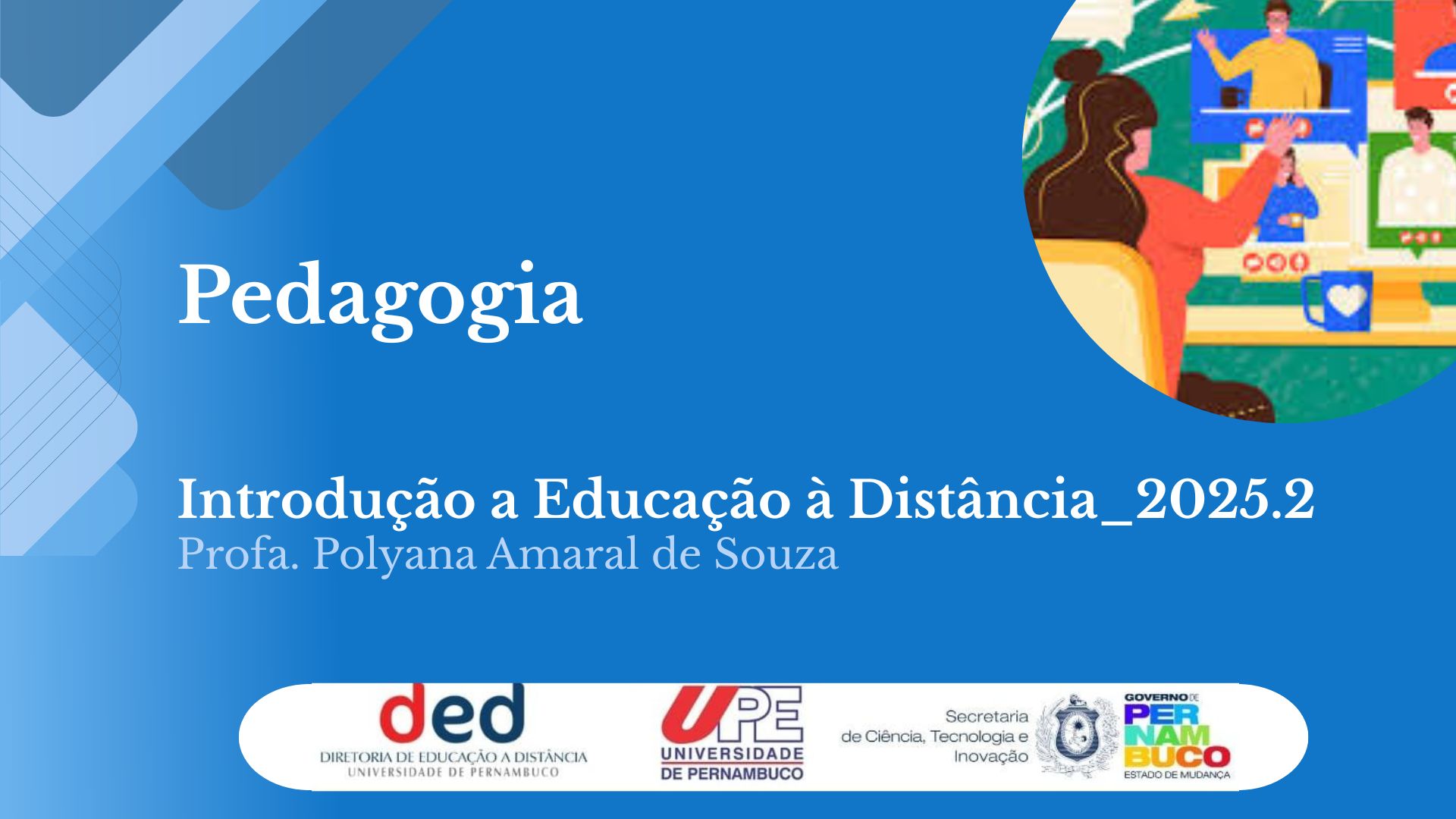 Introdução a Educação a Distância | PED 2025.2 