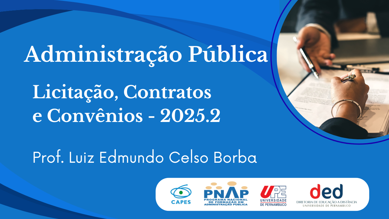 D3_LICITAÇÃO, CONTRATOS E CONVÊNIOS | 2025.2 ADM
